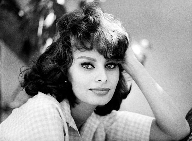 Photo de Sophia Loren dans sa jeunesse