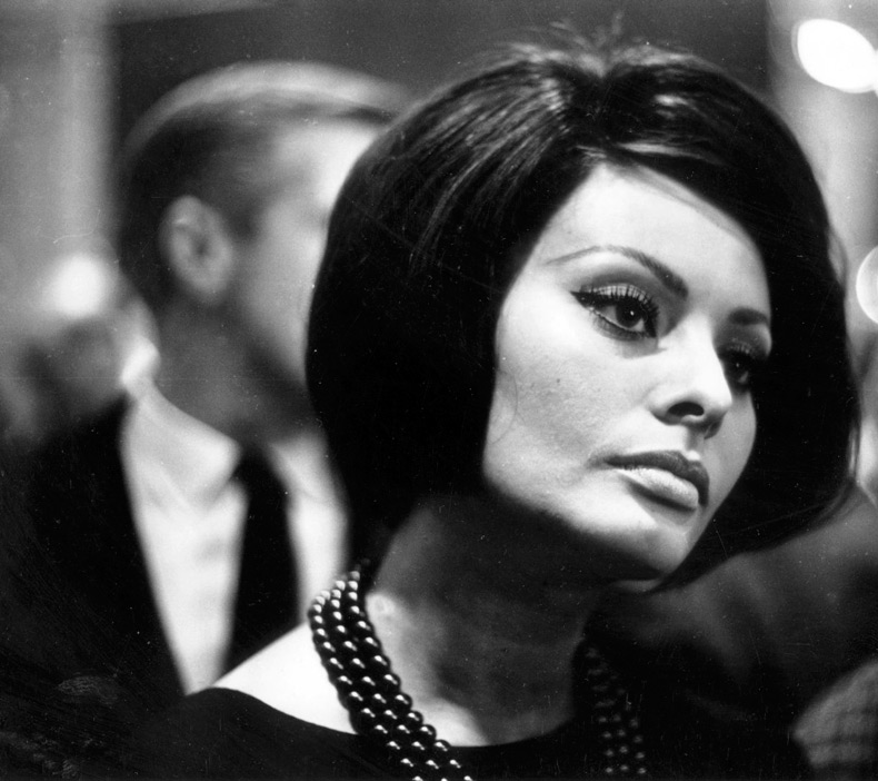 Photo de Sophia Loren dans sa jeunesse