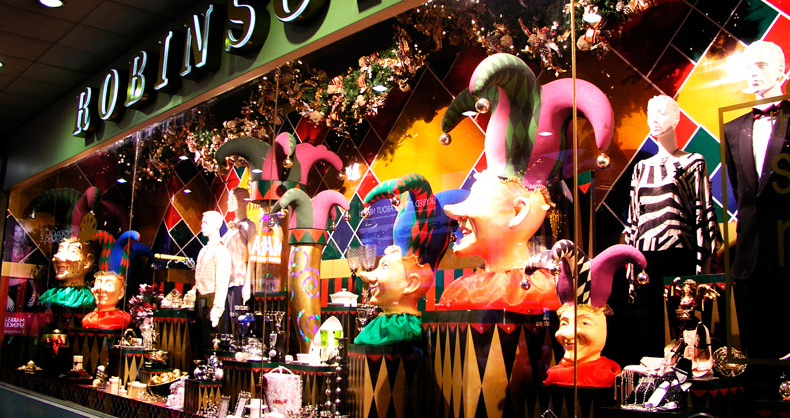 Décoration de vitrine