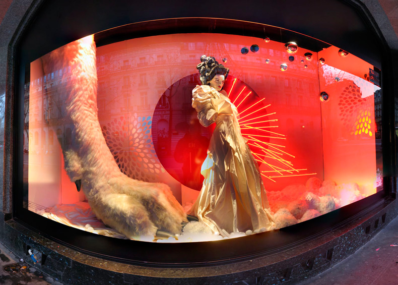 Décoration de vitrine