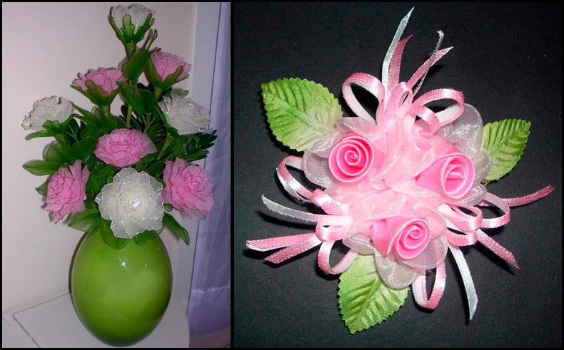 Fleurs de photo de tissu