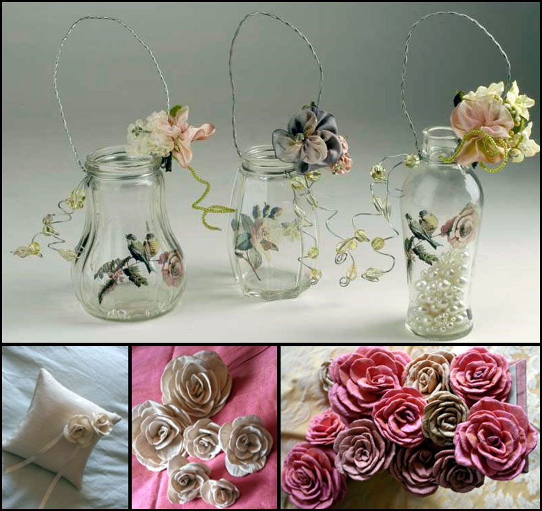 Fleurs de photo de tissu