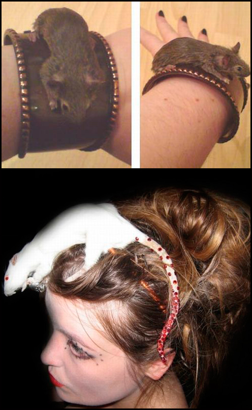 DIY bijoux gothiques, bracelet et ornement de cheveux