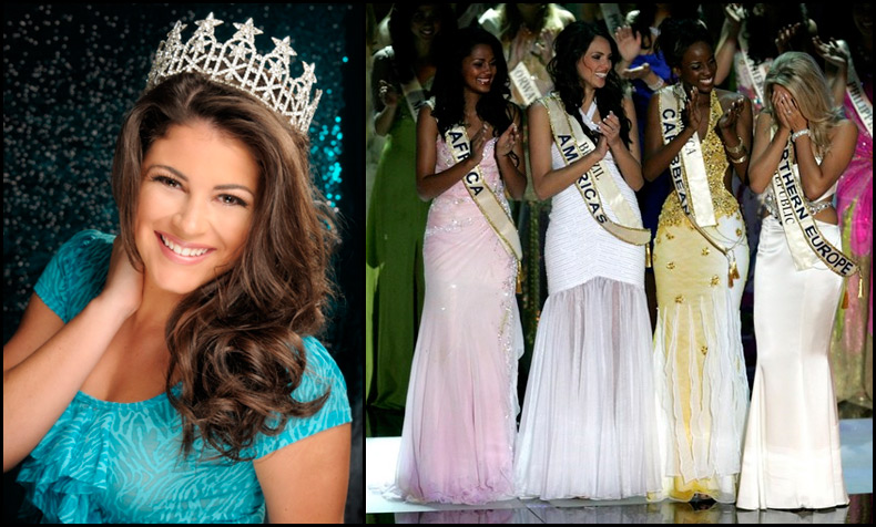 Participants et gagnants de concours de beauté, photos