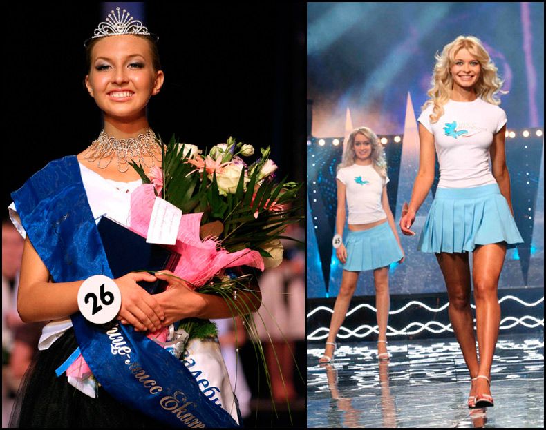 Belles filles - participantes à des concours de beauté