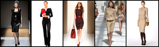 robe d'affaires en photos