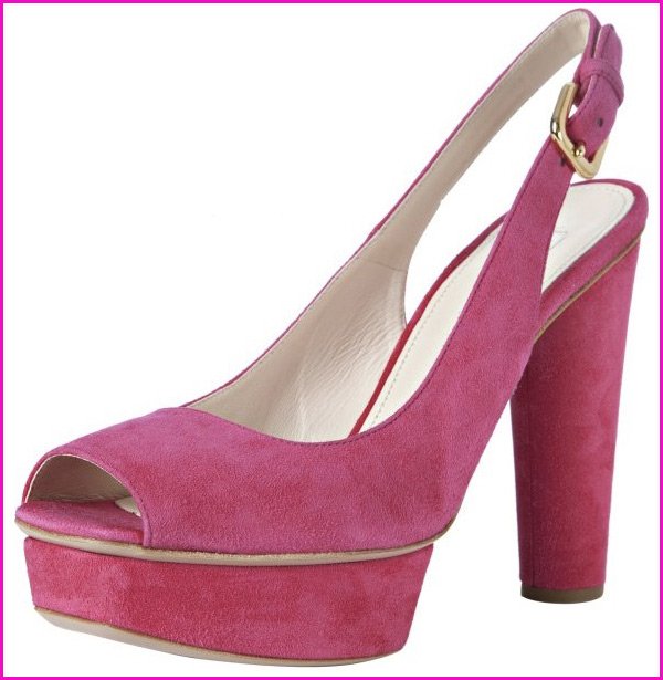 Chaussures roses à la mode