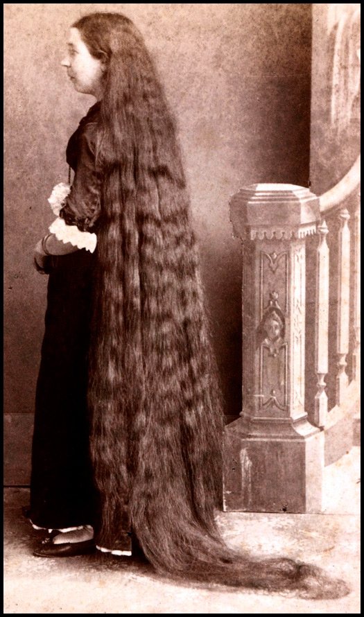 De beaux cheveux à la maison