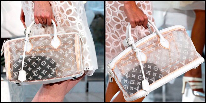 Fille au sac, collection de sacs Louis Vuitton