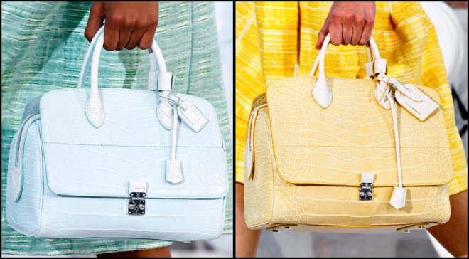 Fille au sac, collection de sacs Louis Vuitton