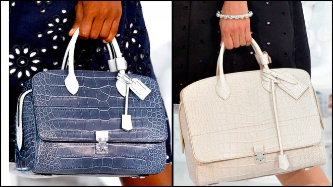 Fille au sac, collection de sacs Louis Vuitton