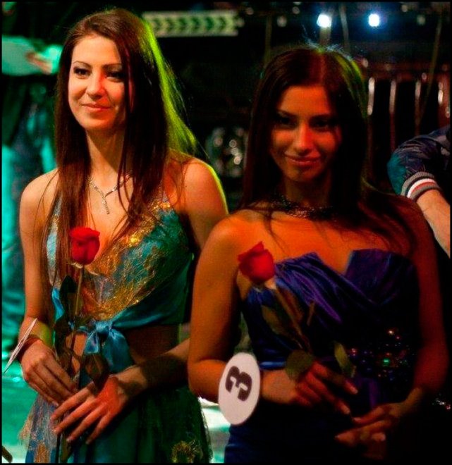 concours de beauté dans une discothèque à Donetsk