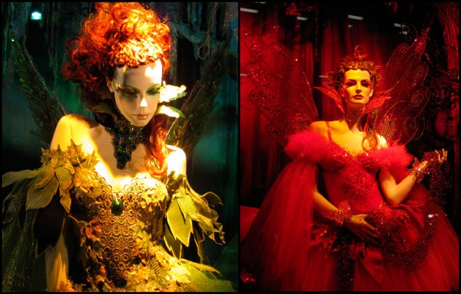 Vitrines du Nouvel An - conte de fées en verre