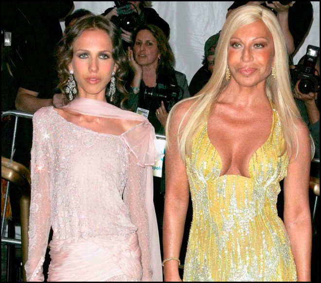 Donatella et Allegra Versace