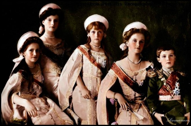 Famille de Nicolas II, petites princesses