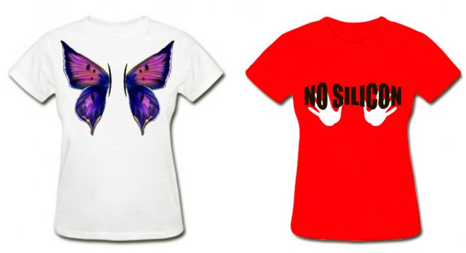 tee shirt ailes de papillon