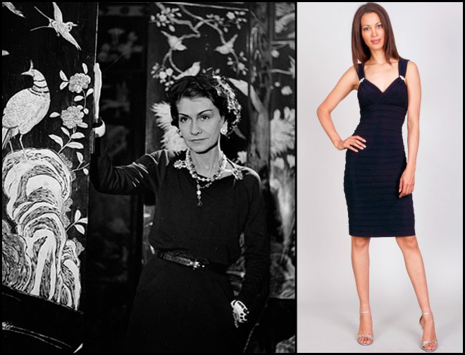 Petite robe noire de style classique