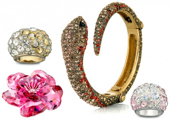 Produits décorés de cristaux Swarovski