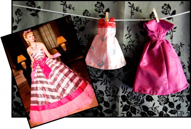 Robes chics pour une poupée barbie