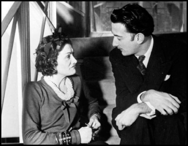 Coco Chanel et Salvador Dalí
