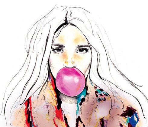 illustrations de mode par Sarah Hankinson