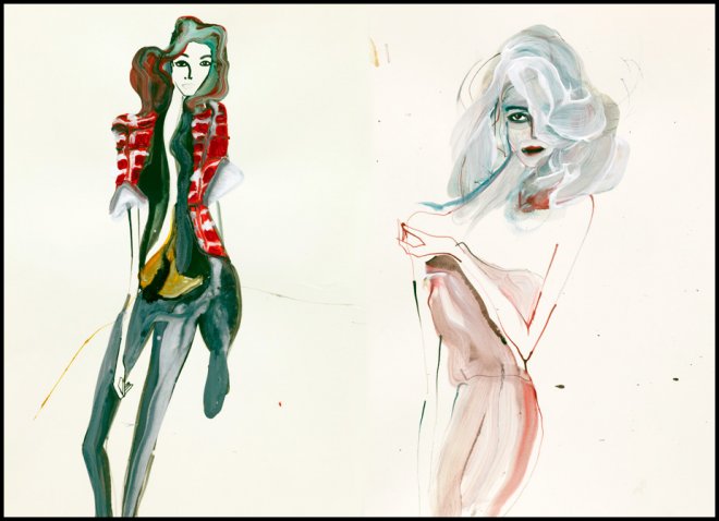 Illustrations de mode par Tani Ling