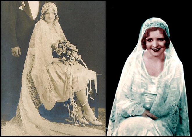 Photo de robes de mariée et de mariée vintage