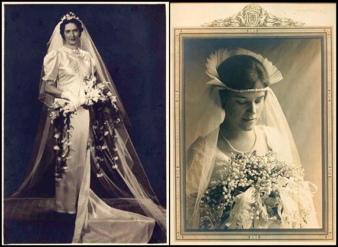 Photo de robes de mariée et de mariée vintage