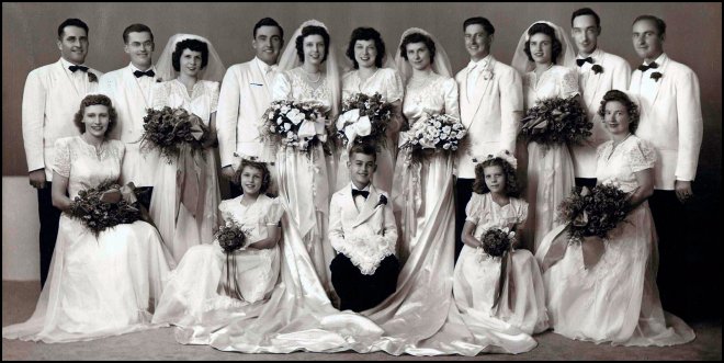 Robes de mariée vintage en photos