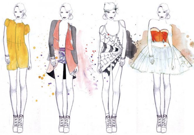 Les plus belles illustrations de mode de Sarah Hankinson
