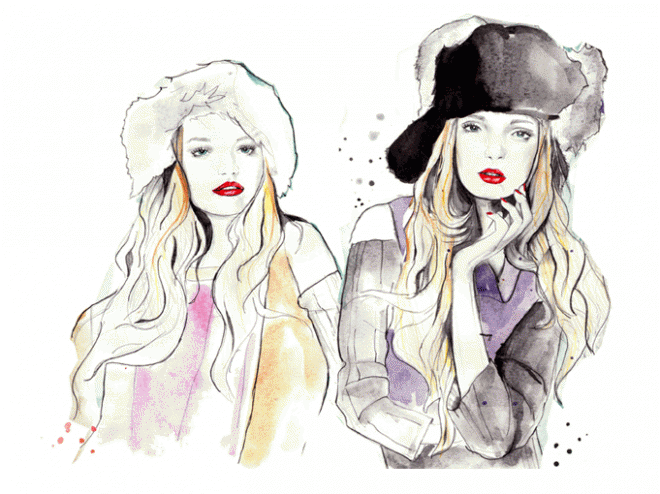 Les plus belles illustrations de mode de Sarah Hankinson