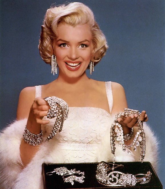 Marilyn Monroe, les diamants sont les meilleurs amis des filles