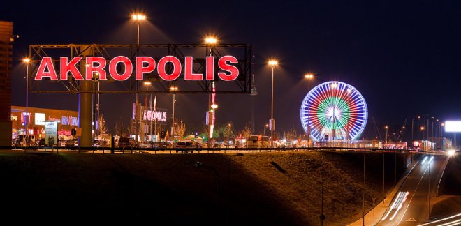 Shopping à Vilnius, centre commercial Akropolis