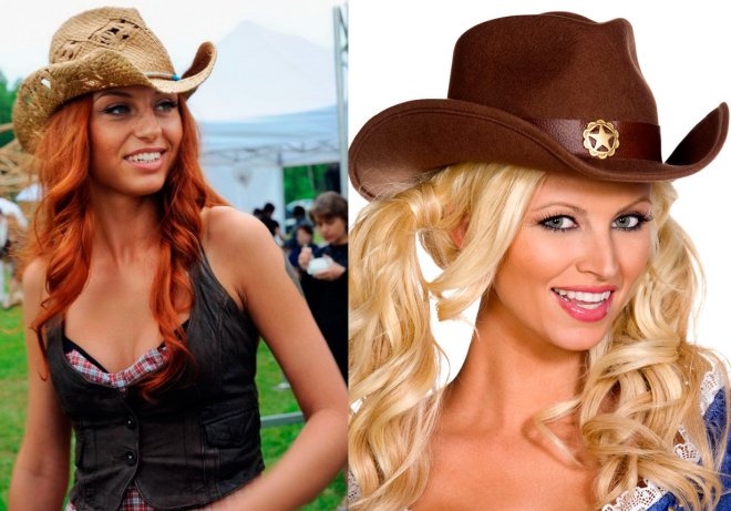 Chapeau de cowboy femme