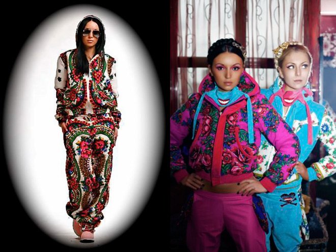 Châles et filles Pavlovo Posad