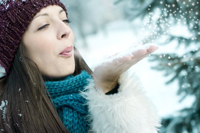 Écharpe chaude pour une fille