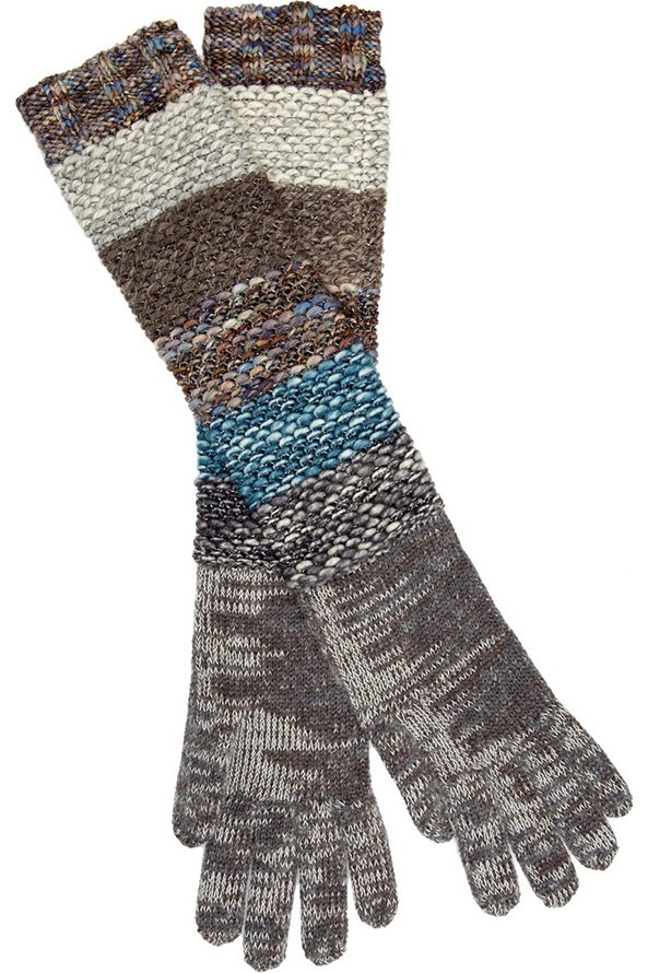 Gants tricotés de la marque Missoni