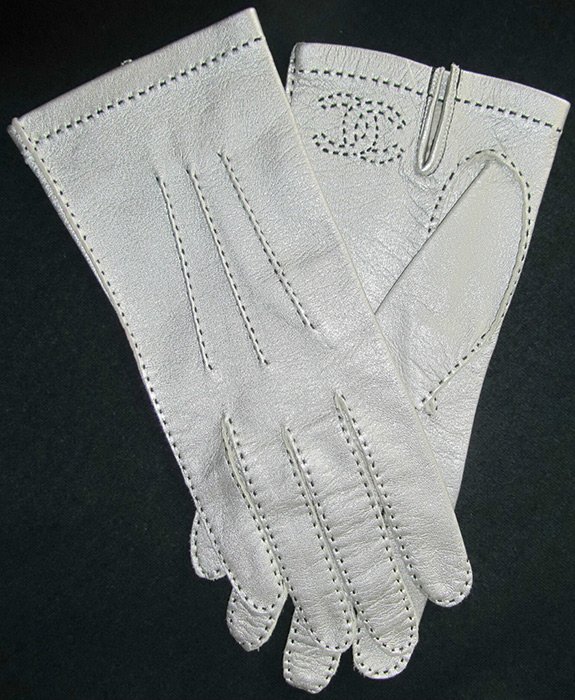 Gants en cuir Chanel