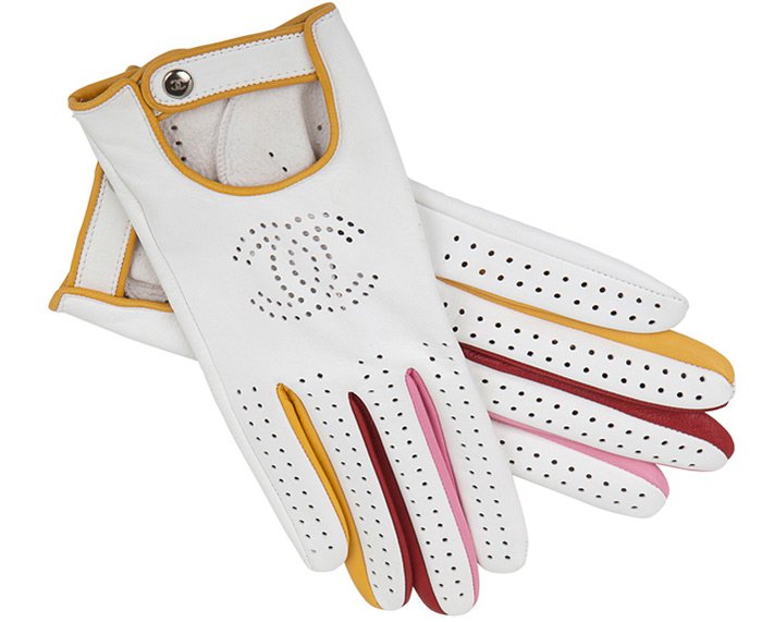 Gants en cuir Chanel