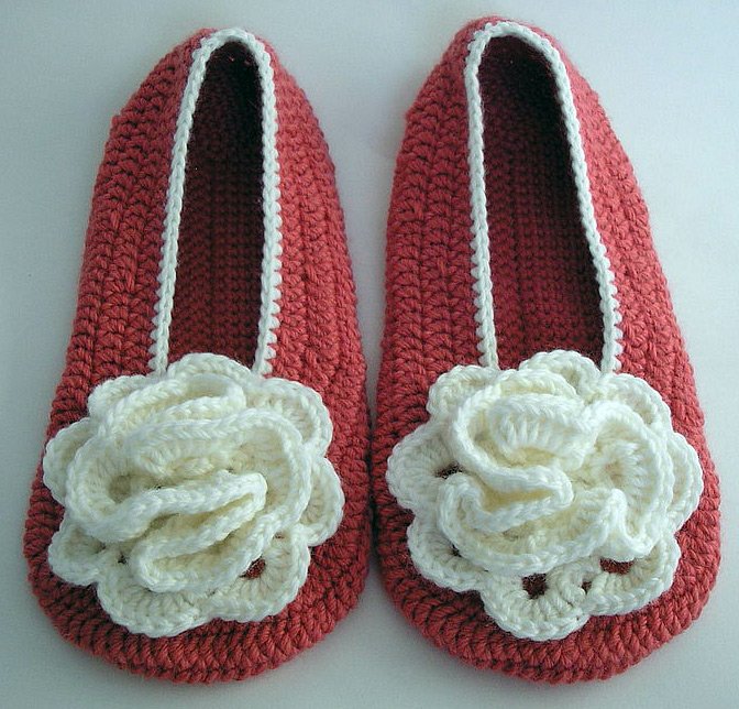 Chaussons chauds ballerines pour la maison