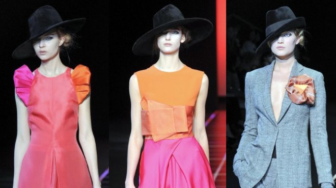 chapeaux Giorgio Armani automne-hiver 2025-2026
