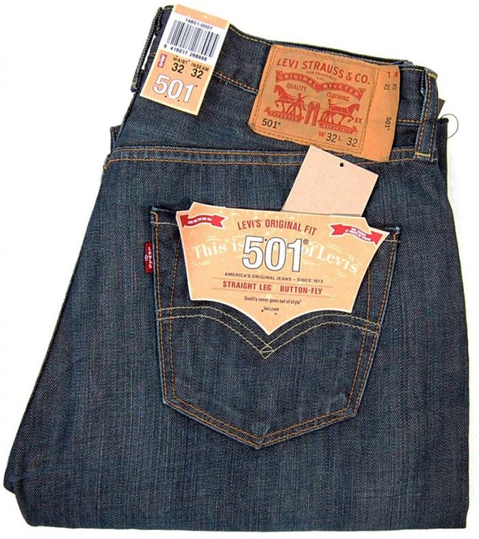 Jeans Levis et style de vêtements Denim