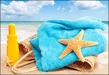 Crème solaire pour la plage et le solarium