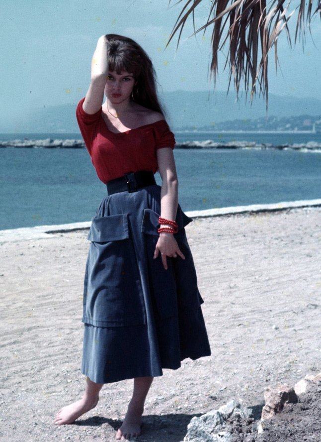 L'actrice Brigitte Bardot photo dans sa jeunesse