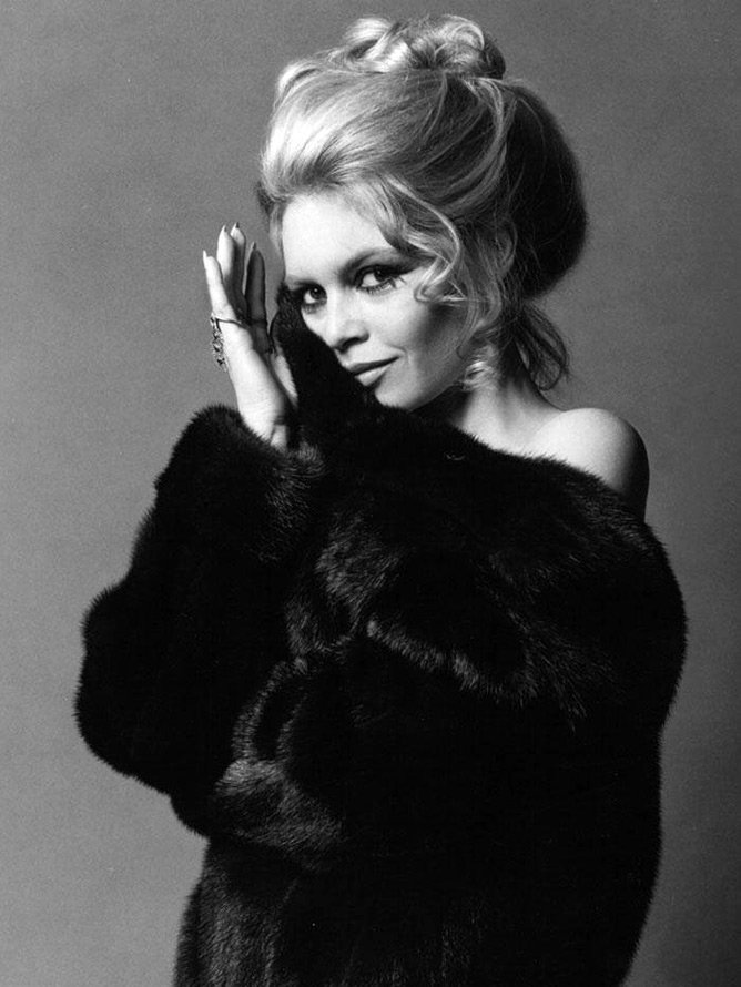 Brigitte Bardot photo noir et blanc