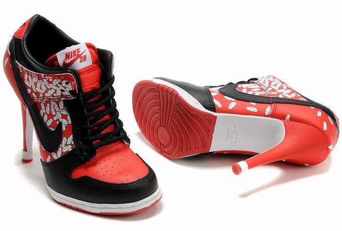 photo de baskets à talons hauts