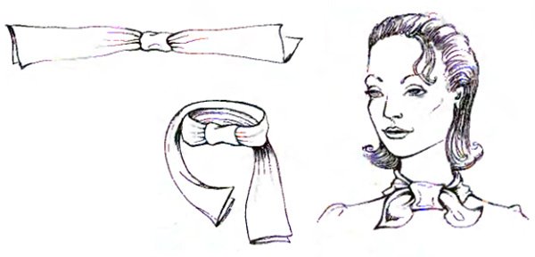 Comme c'est beau de porter une écharpe option papillon