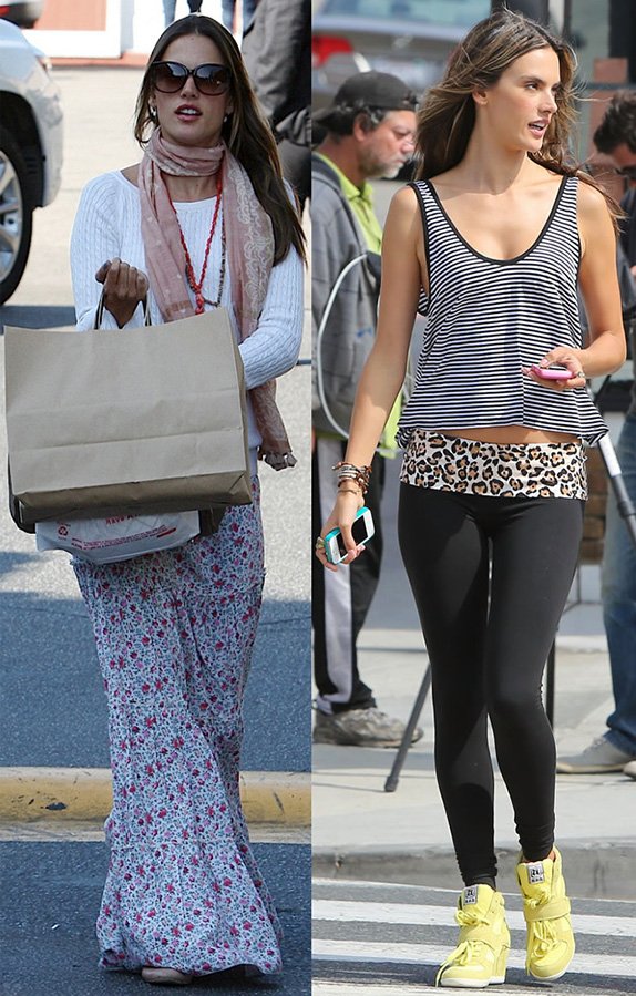 Modèle Alessandra Ambrosio - style de vêtements photo