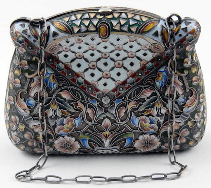 Argent russe, sac en argent photo