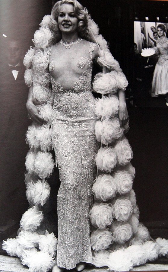 photo de robe balmain transparente